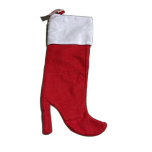 Naughty High Heel Boot Stocking - Christmas Decor